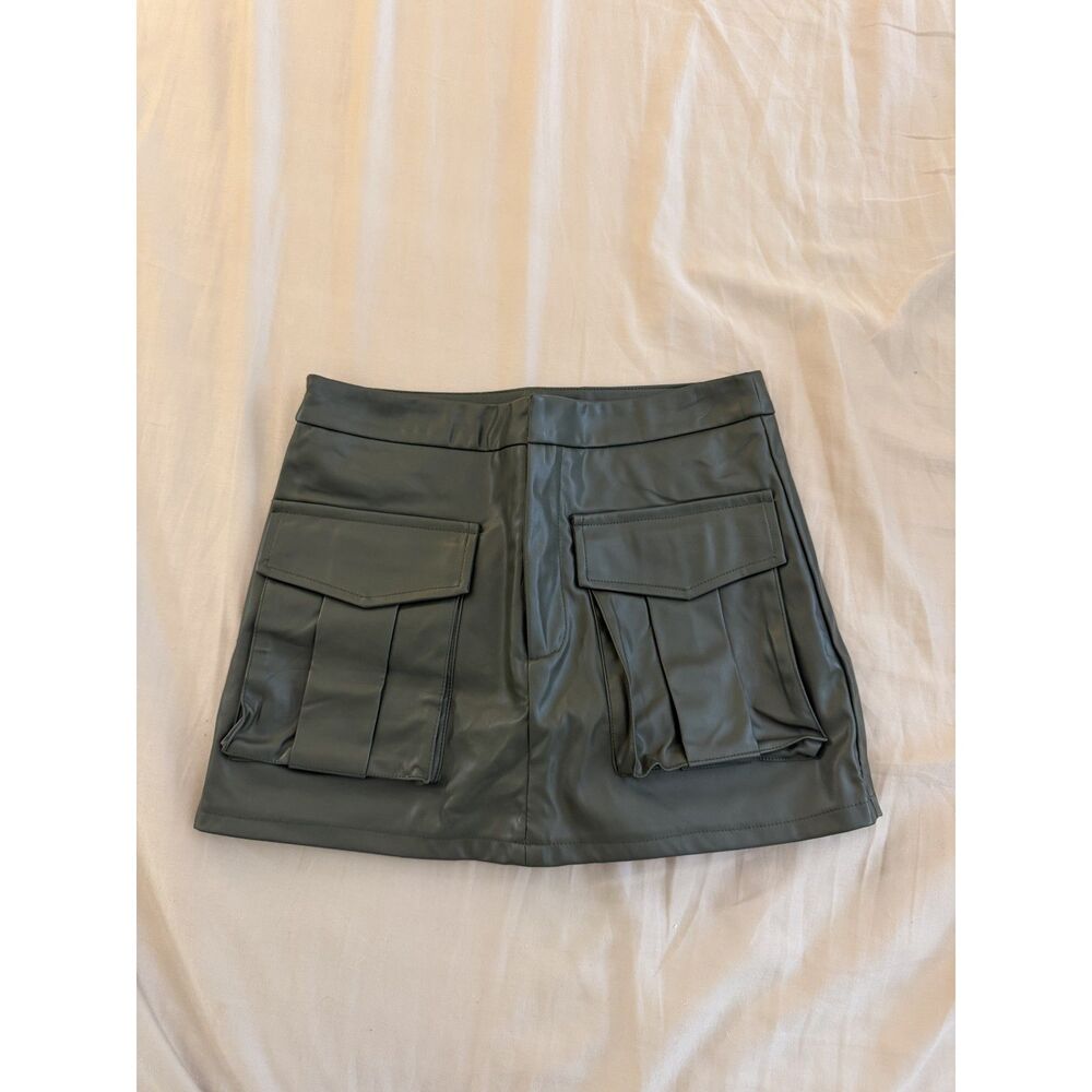 idem ditto (Shusha Boutique) Vegan Skort Olive NWT - Picture 4 of 7